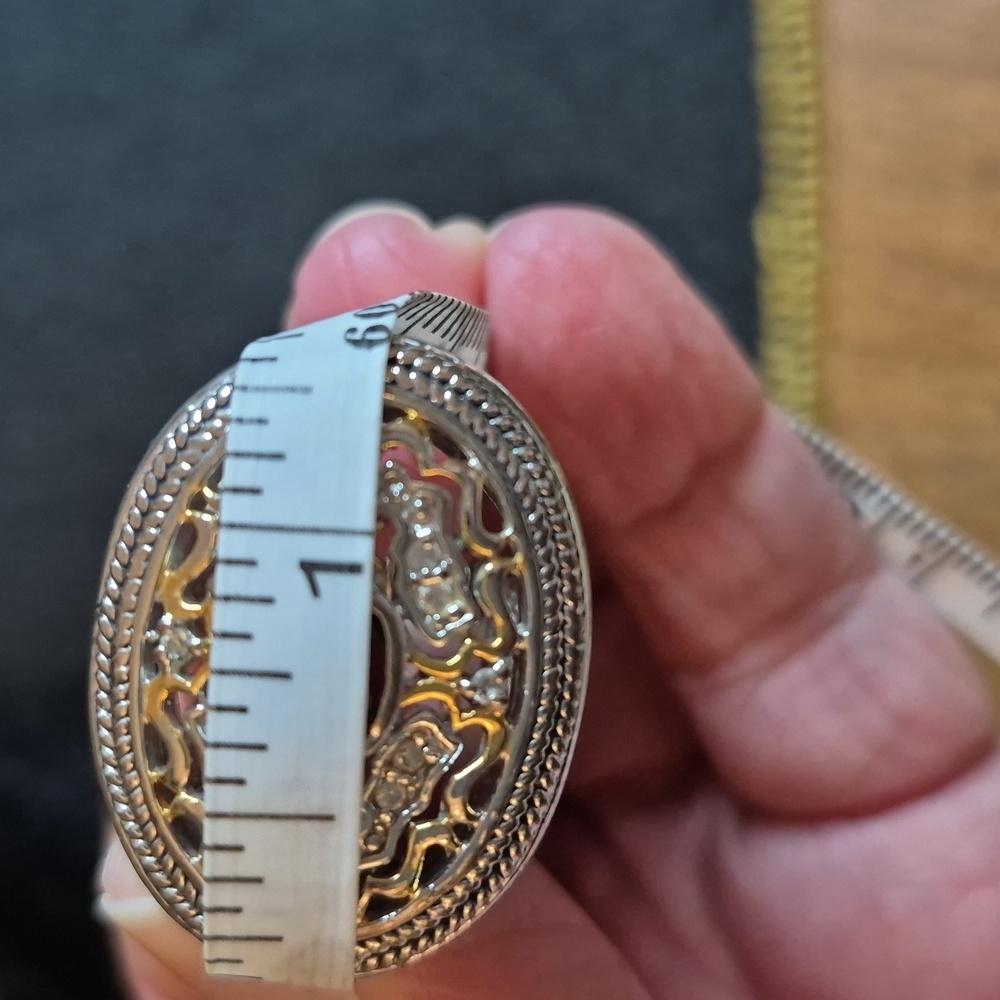 Large Ornate Statement Ring - image 5